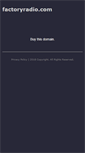 Mobile Screenshot of factoryradio.com
